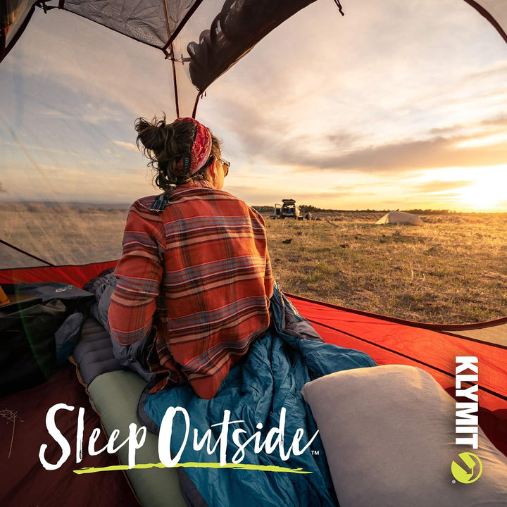 KLYMIT KLYMALOFT Schlafmatte, revolutionäres Air + Schaumstoff-Design, Ultra-dick 12,7 cm, Lofted Me