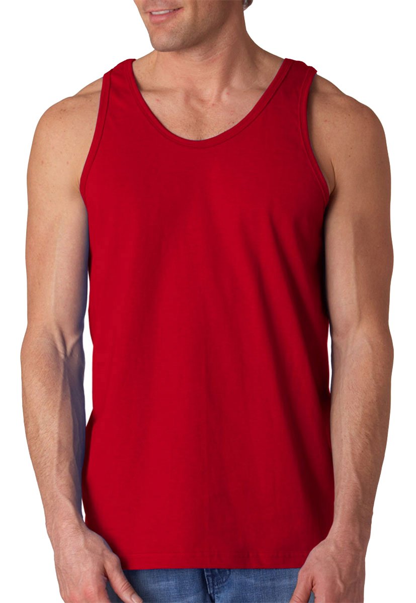 Gildan Herren Pullunder Grau Grau Gr. Medium, Rot
