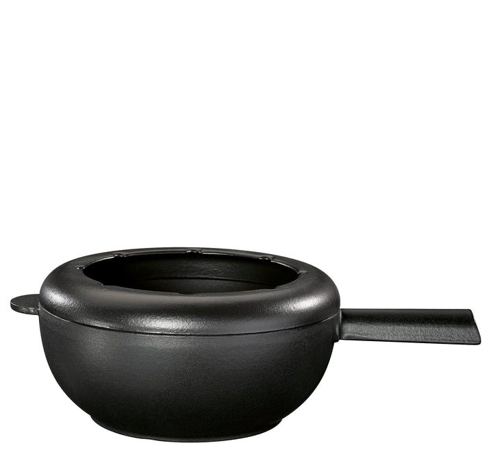 Spring Caquelon Saas-Fee Schwarz Matt 20 cm Fondue