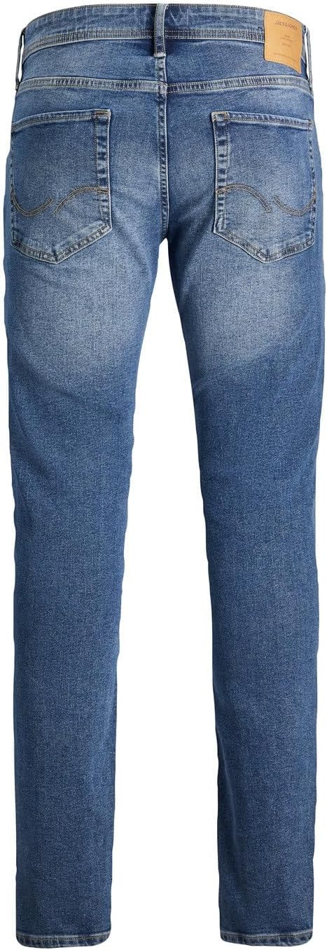 JACK & JONES Male Slim Fit Jeans JJIGLENN JJORIGINAL AM 814 NOOS Slim Fit Jeans 33W / 34L Blue Denim