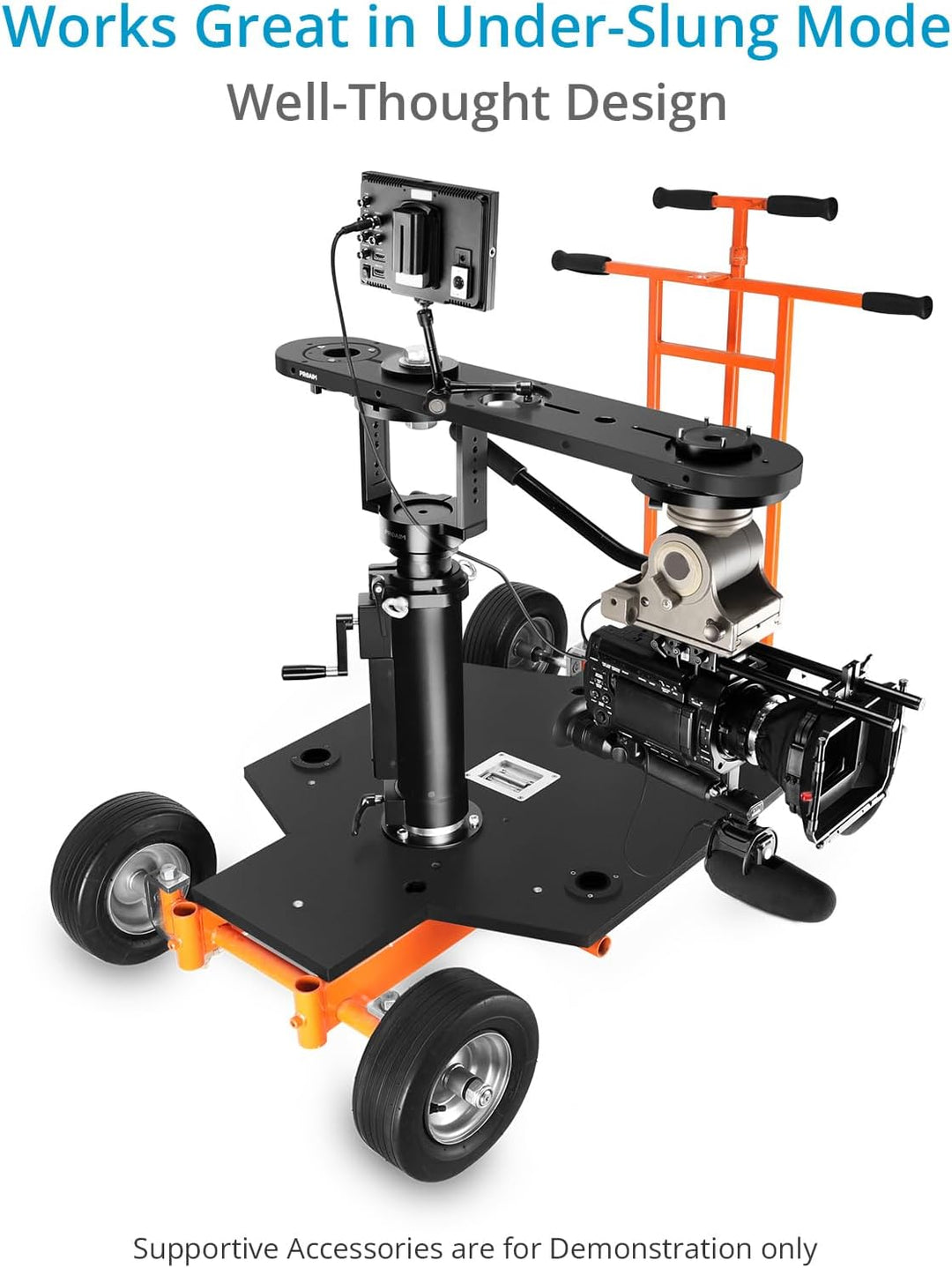 PROAIM Zyline Kamera-Offset-Arm für jeden Mitchell Dolly/Stativ/Jib/Flüssigkeitskopf/Getriebe I aus