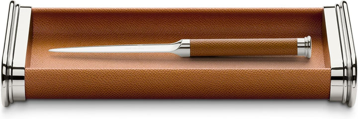 Graf von Faber-Castell ‎118541 - Ablageschale mit Lederummantelung, braun