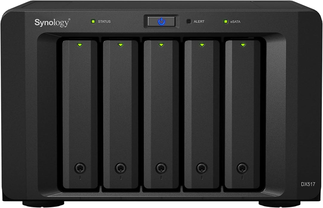Synology 10000GB DX517 5 Bay Desktop-NAS-Erweiterungsgehäuse, Enclosure Enclosure Enclosure Single,
