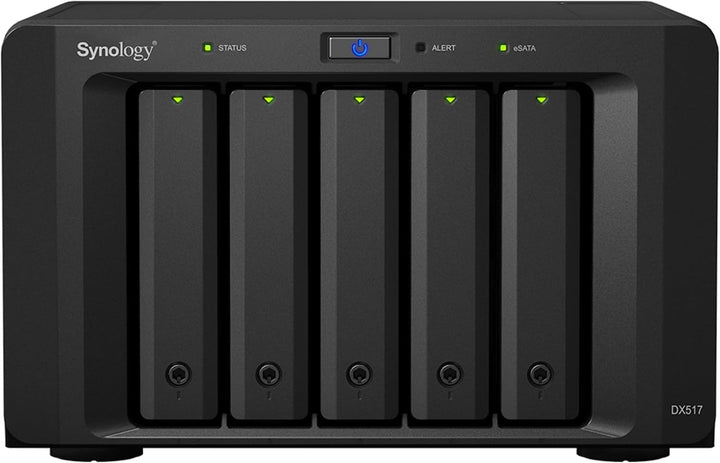 Synology 10000GB DX517 5 Bay Desktop-NAS-Erweiterungsgehäuse, Enclosure Enclosure Enclosure Single,