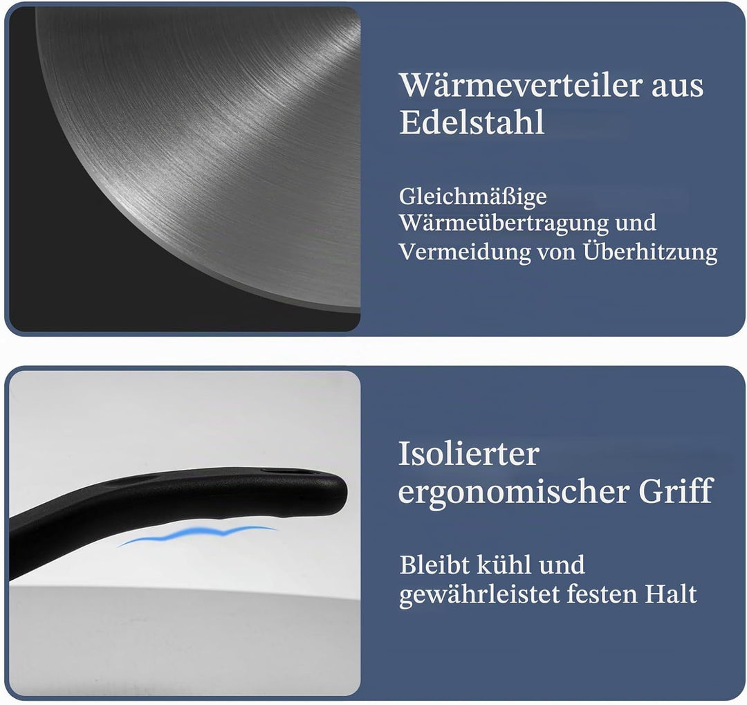 ACTIV CUISINE Induktion Adapterplatte 20 cm Induktionsadapterplatte mit abnehmbarem Griff Moka Induk