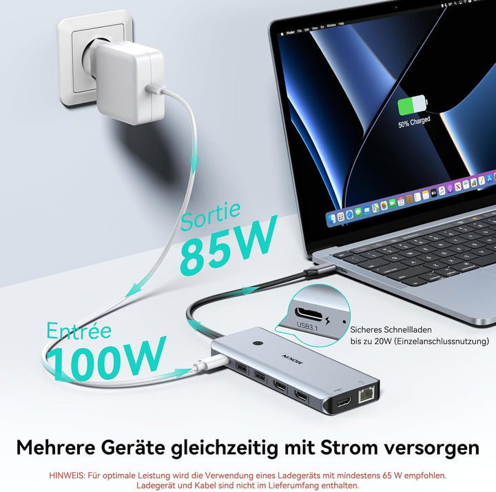 Laptop Docking Station 13 in 1(3HDMI+RJ45), 13 in 1(3HDMI+RJ45)