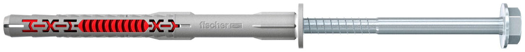fischer DuoXpand 10 x 100 FUS, hochwertiger Universaldübel mit Sechskantschraube & angeformter U-Sch