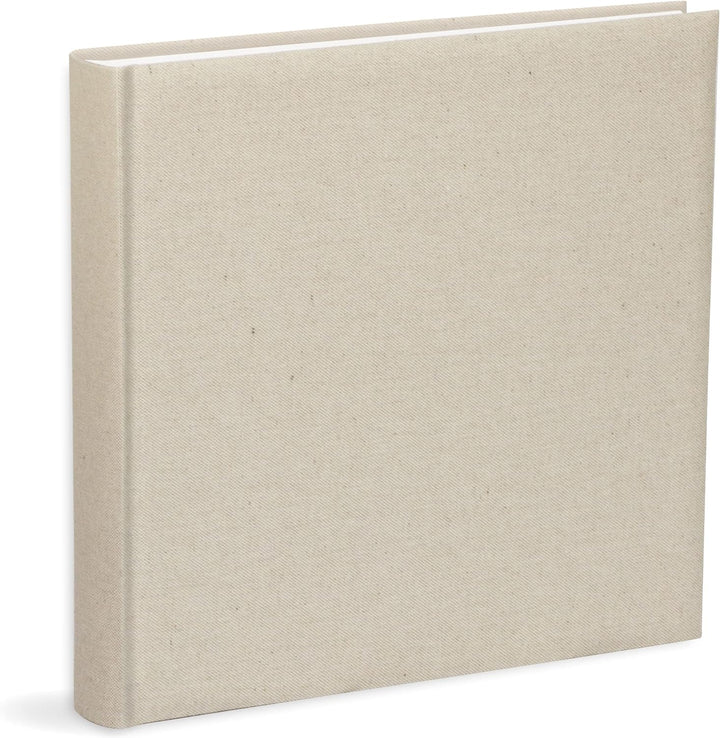 Mareli 31 x 31 cm Einband aus Leinenstoff 80 Seiten mit Seidenpapier Ecru