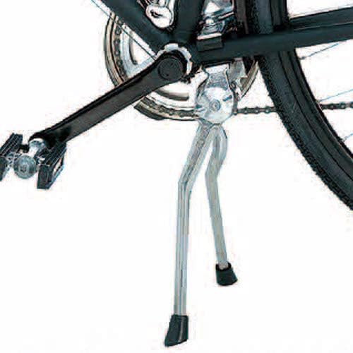 Pletscher Twin Leg Doppelbein-Fahrradständer, 320 mm, Schwarz, Schwarz
