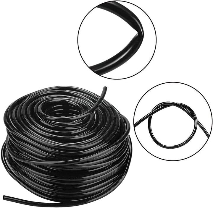 Joyzan Gartenbewässerungsrohr, Tropfbewässerungsschlauch PVC-Schlauch Micro Drip Verbindungsrohr Gar
