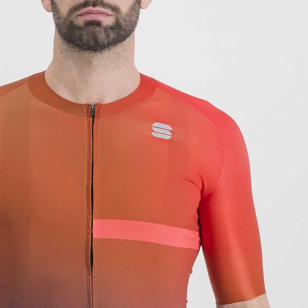 Sportful Herren Bomber Jersey Sweatshirt XXL Cayenna Red Pompelmo