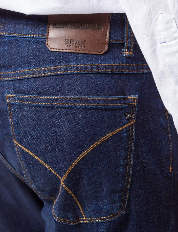 BRAX Herren Style Cooper Masterpiece Jeans Mid Blue 42W / 34L, Mid Blue 42W / 34L