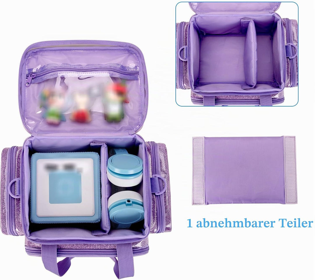 LoDrid Tragetasche kompatibel mit Tonie, Aufbewahrungstasche Organizer für Audio-Player-Set und Zube