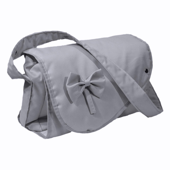 EICHHORN Kinderwagen Wickeltasche inklusive Wickelunterlage - Silbergrau Silver, Silver