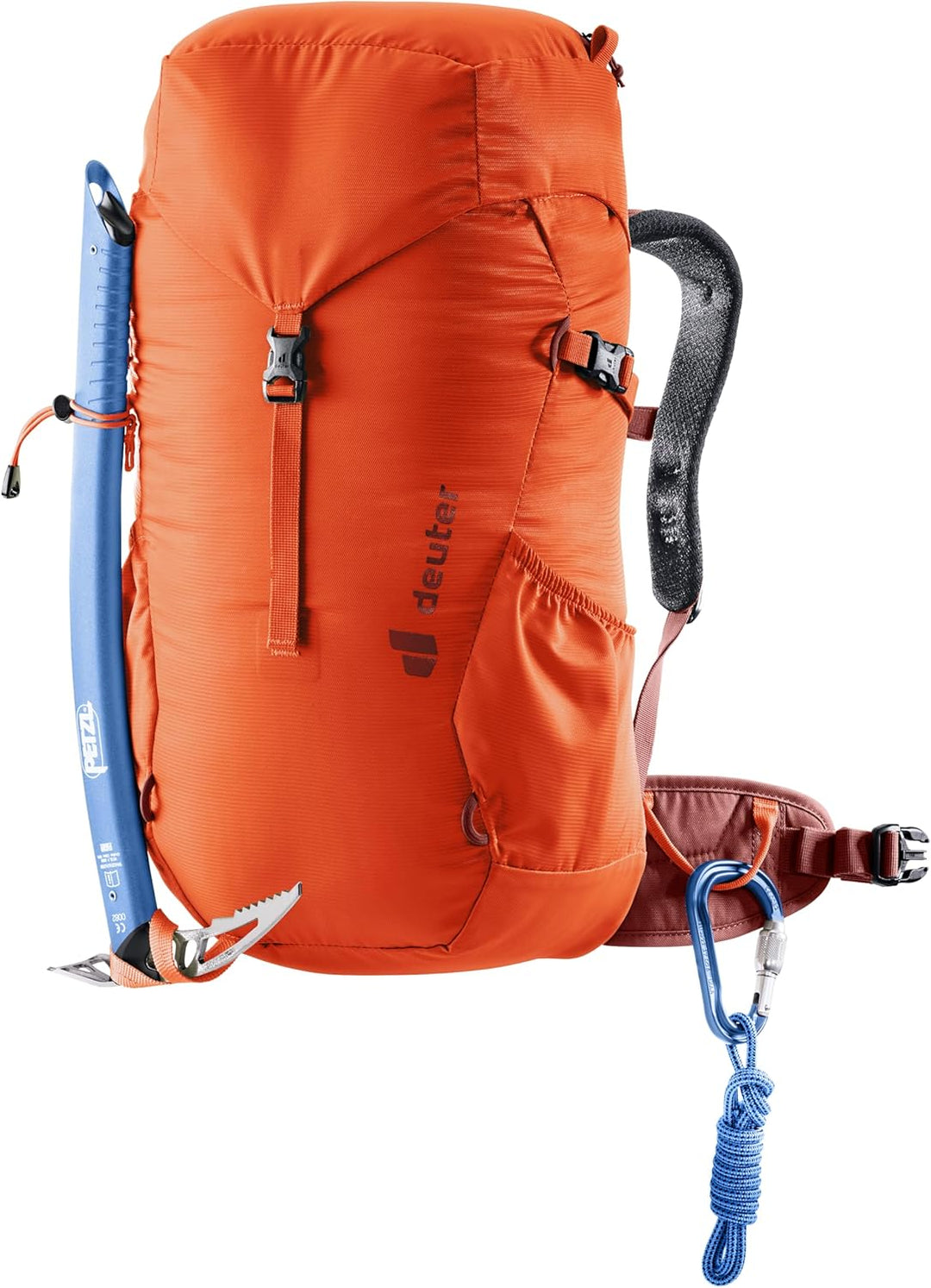 deuter Climber 22 Kinder Alpinrucksack (Modell 2024) 22 L Papaya-redwood, 22 L Papaya-redwood