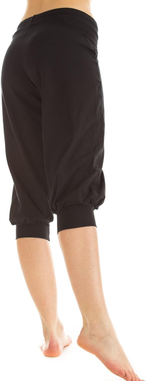 Winshape Damen 3/4-Trainingshose WBE5 „Shape up“ ¾-Trainingshose WBE5, Winshape All-Fit Style M Schw