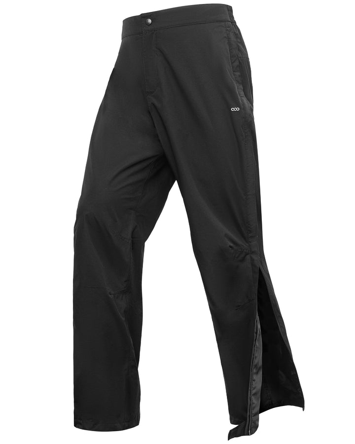 33,000ft Regenhose Herren Wasserdicht Full Zip Wanderhose, Atmungsaktiv 2-Lagen Überziehhose Fahrrad