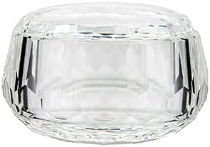 Donoucls Kristallglasschale, für Nüsse, Süssigkeiten oder Schmuck, Kristall, Bowl With Cover, 7.5x12