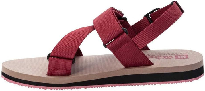 Jack Wolfskin Herren Urban Entdeckung Belt Sandal MSandale 42 EU Cayenne Red, 42 EU Cayenne Red