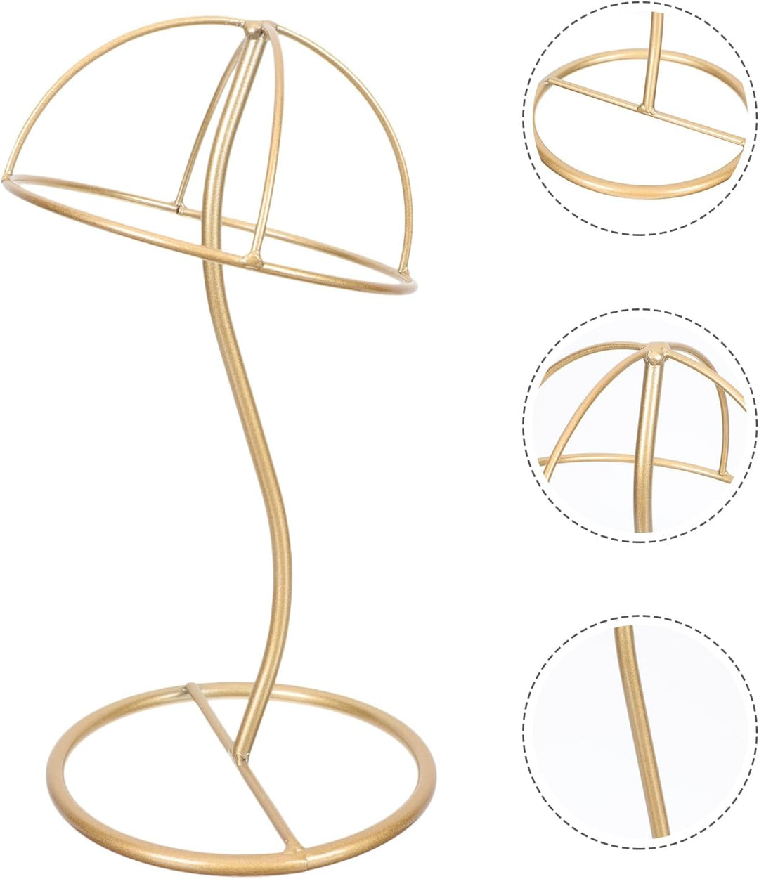 TOPBATHY Hutständer Aus Eisen Mit Kuppelform Design Für Hüte Und Perücken Stabiler Metallhalter Für
