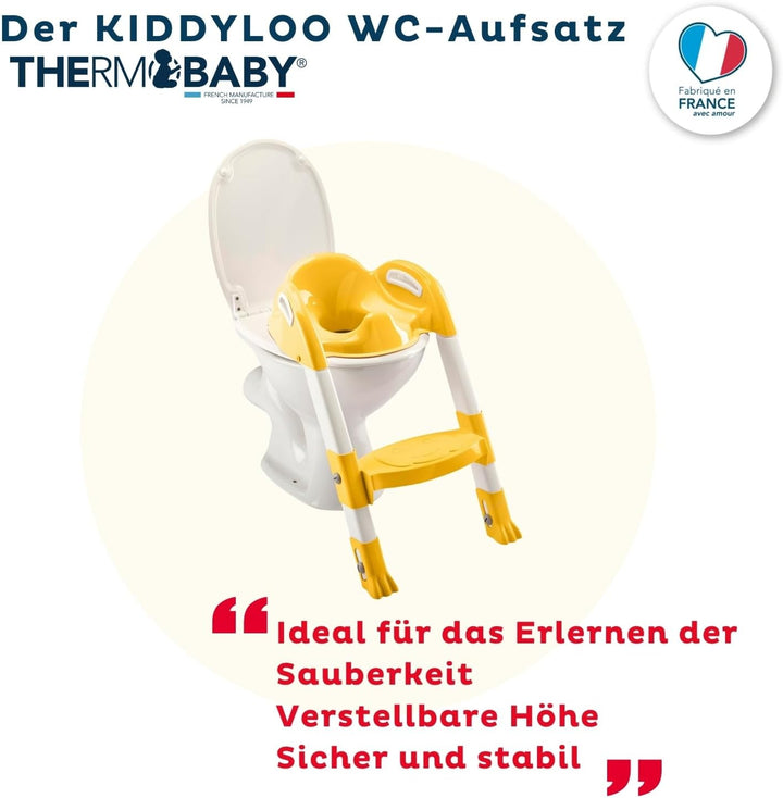 Thermobaby - Kinder-WC-Reduzierer - Kiddyloo - Clever, spielerisch & hygienisch - Verstellbare Beine