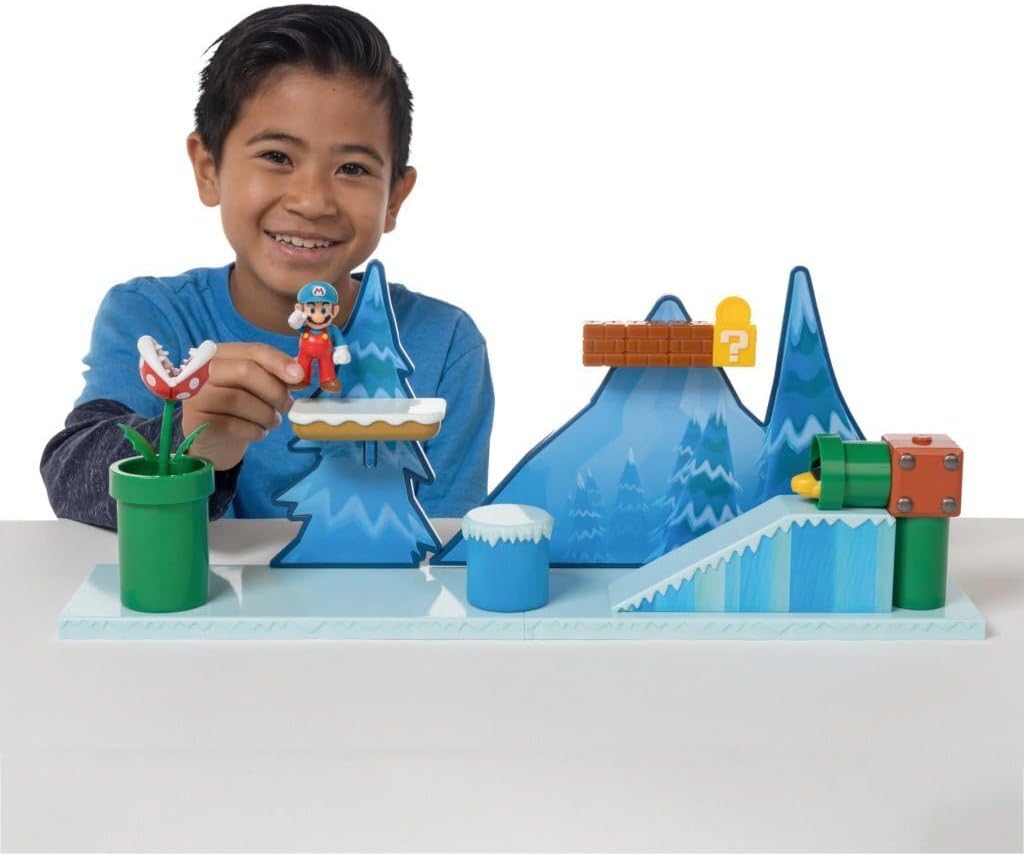 Spielset Cumbres Granizadas Deluxe Super Mario Bros