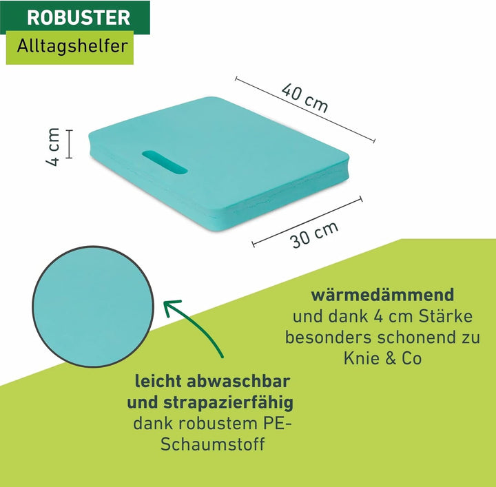 Windhager Kniekissen Premium, 40 x 30 x 4 cm, Sitzkissen, Mehrzweckkissen, ideal für Arbeiten im Gar
