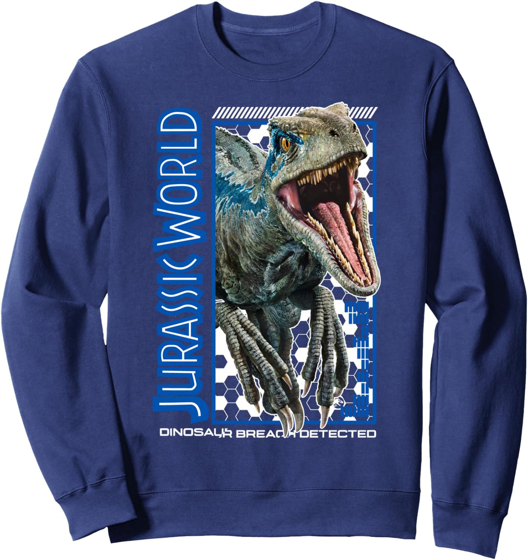 Jurassic World Two Blue Dino Breach Sweatshirt