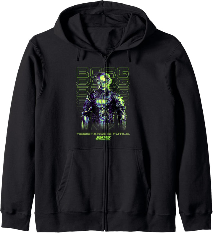 Star Trek: The Next Generation Resistance Is Futile Borg Kapuzenjacke