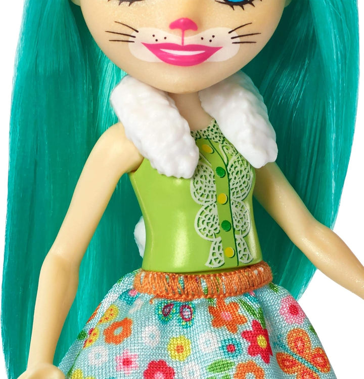 Enchantimals GJX33 - Gartenfreunde Spielset mit Fluffy Bunny Puppe, Tierfreund Mop und Zubehör, Spie
