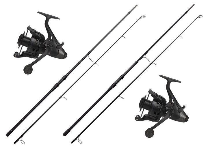 Karpfenset 2X Prologic C-Series Compact 10ft 3,00m 3,25lbs + 2X Quick Runshift 3QF 5000FS