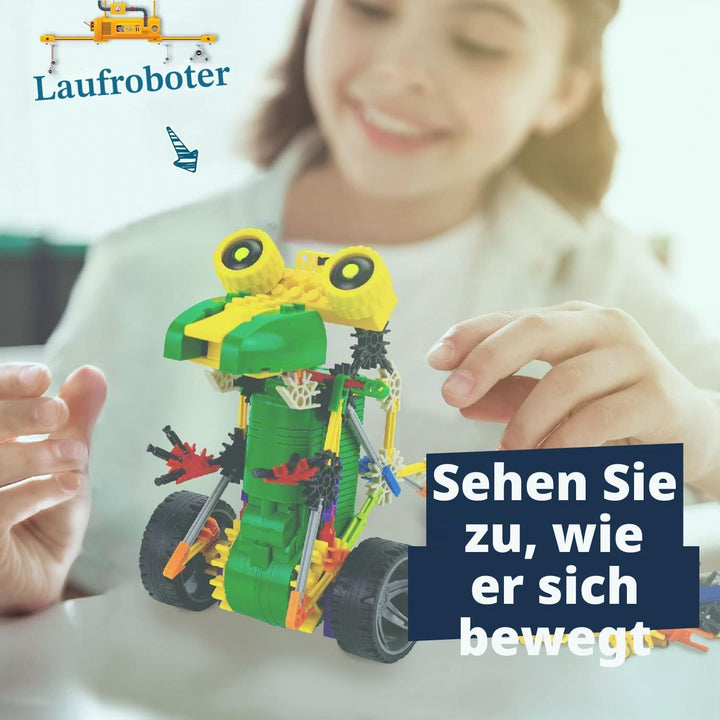 Science4you - Robotik Rexbot, EIN Roboter Bausatz mit 106 Stücke - Roboter Selber Bauen mit Dieser E
