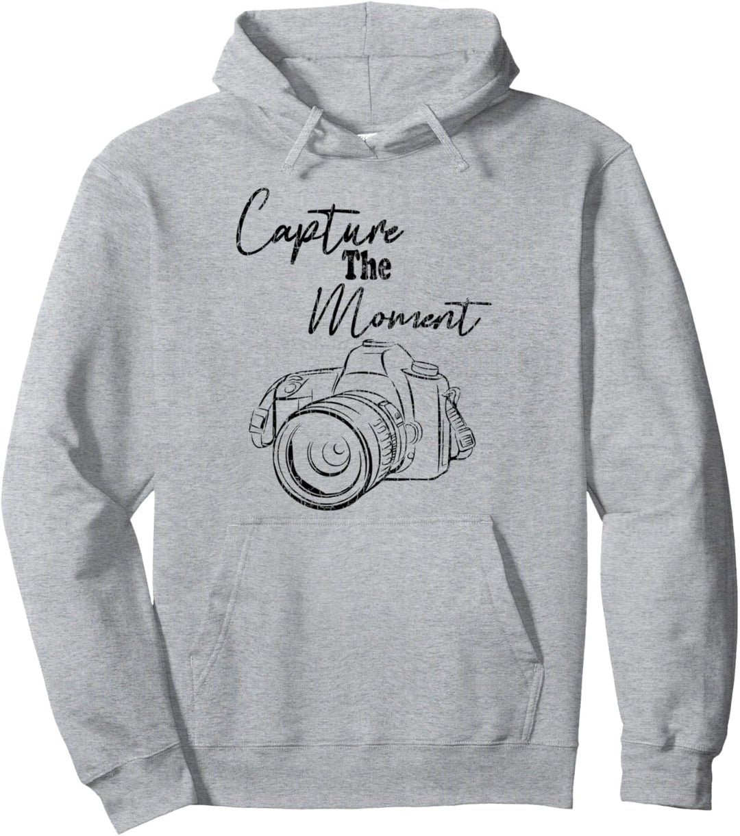 Erfassen Sie den Moment, lustige Fotografie-Grafik Pullover Hoodie