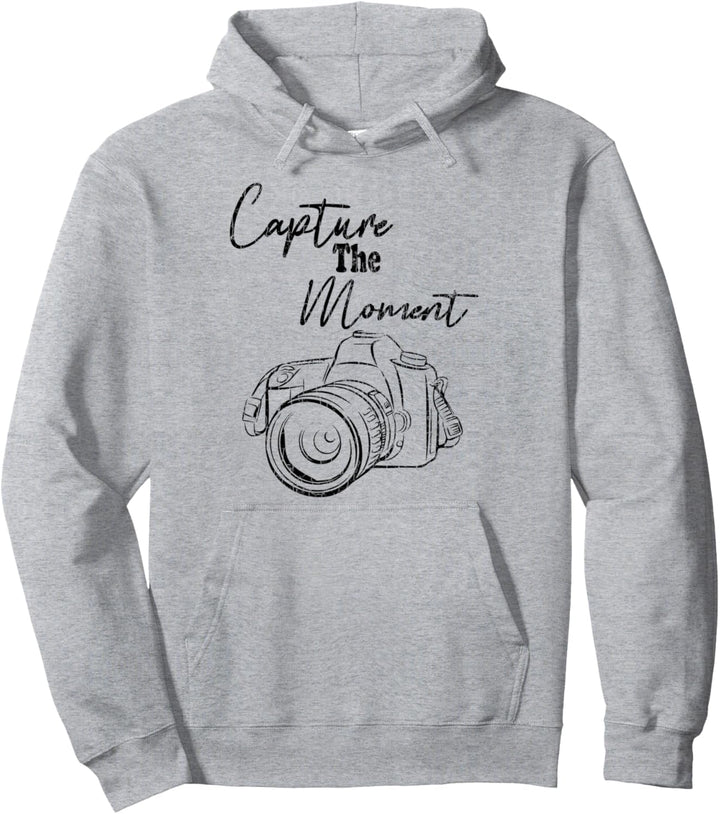 Erfassen Sie den Moment, lustige Fotografie-Grafik Pullover Hoodie