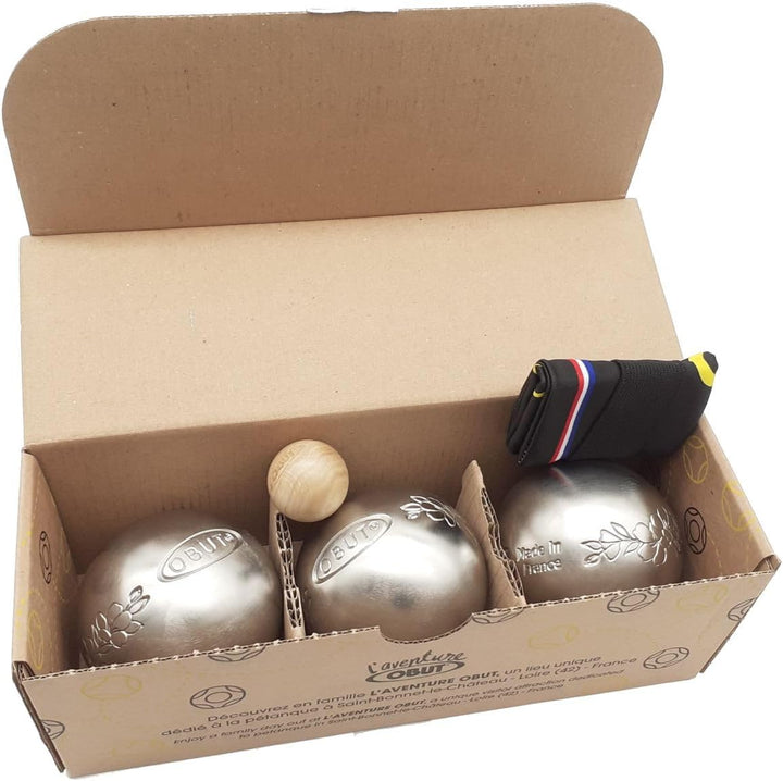 FLORAL Obut Loisir INOX - Klassische Petanque Boule Kugel aus Frankreich