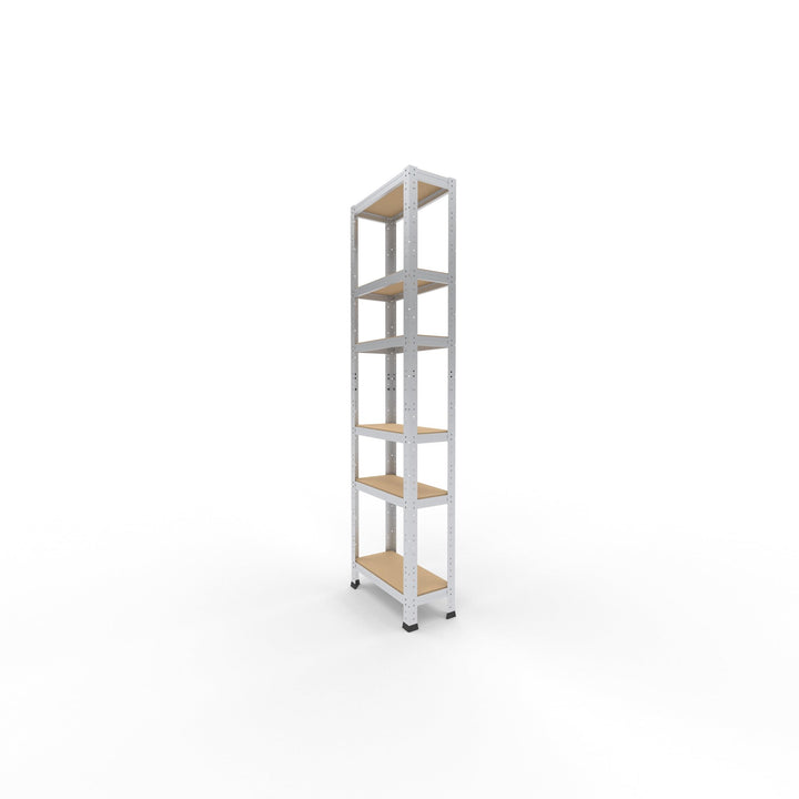 shelfplaza® 180x23x50cm Home Schwerlastregal verzinkt/Metallregal mit 6 Böden/Kellerregal Metall, Ga
