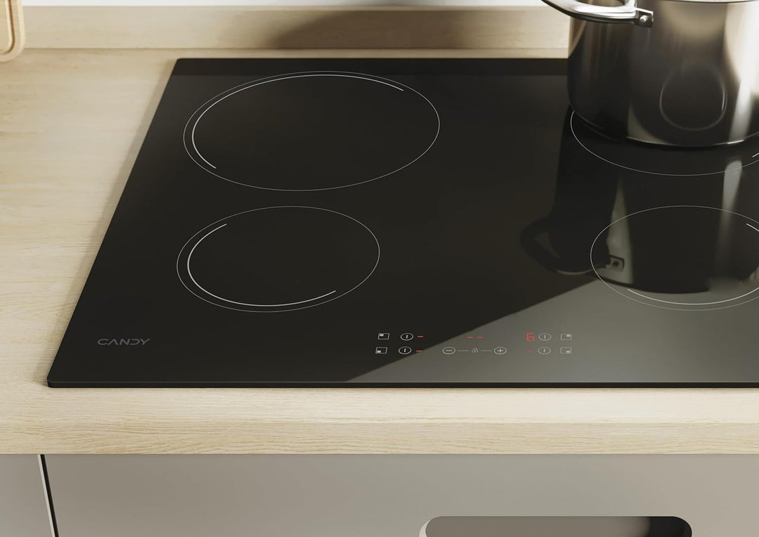Candy CH 64 CCB, Glaskeramik HiLight Kochfeld 60 cm, Touch Control, Schwarz 4