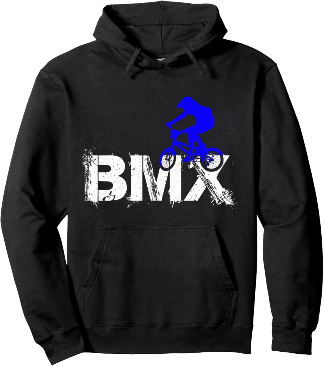 BMX cooles Retro Fan Geschenk Motiv für Junge Mädchen Pullover Hoodie