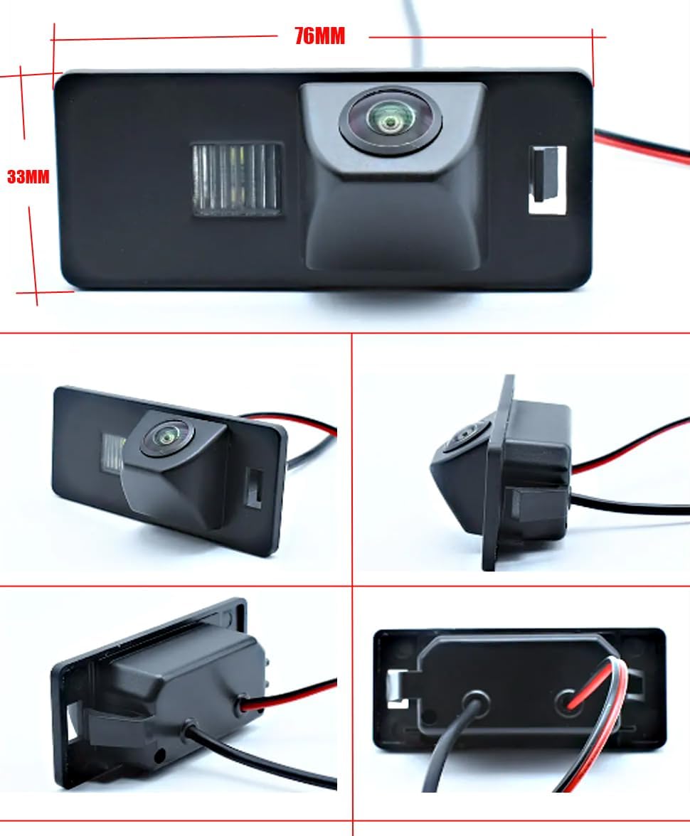 CCD HD 170° Einparkkamera Rückfahrkamera für Audi A1 A3 S3 A4 S4 A5 S5 A6 S6 A7 Q3 Q5 Q7 VW Transpor