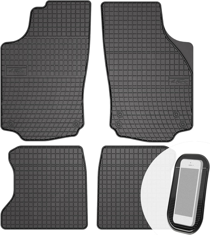 Gummimatten Auto Fussmatten Gummi Automatten Passgenau 4-teilig Set - passend für Opel Combo C 2001-