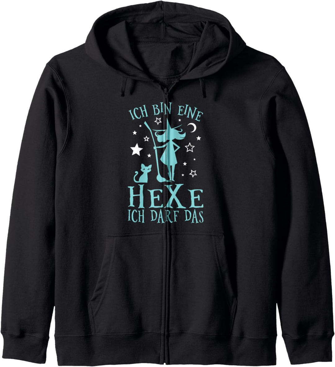 Ich Bin Eine Hexe Ich Darf Das Hexerei Hexen Spruch Kapuzenjacke