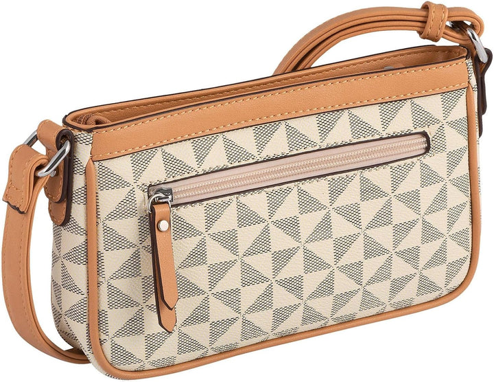 camel active Damen Barina Umhängetasche Mixed White, Mixed White