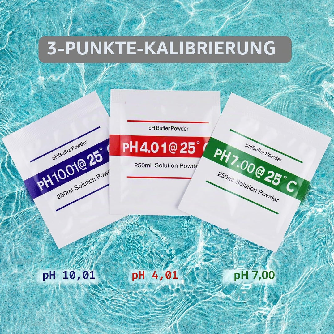PH Messgerät 2 in 1 Temperatur PH Tester ph Monitor Wasserqualität Tester 0-14 PH, ph Wert Messgerät