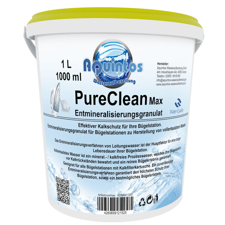 Filtergranulat Entmineralisierungsgranulat für Dampfbügeleisen (1 Liter), Neutral, 1 Liter