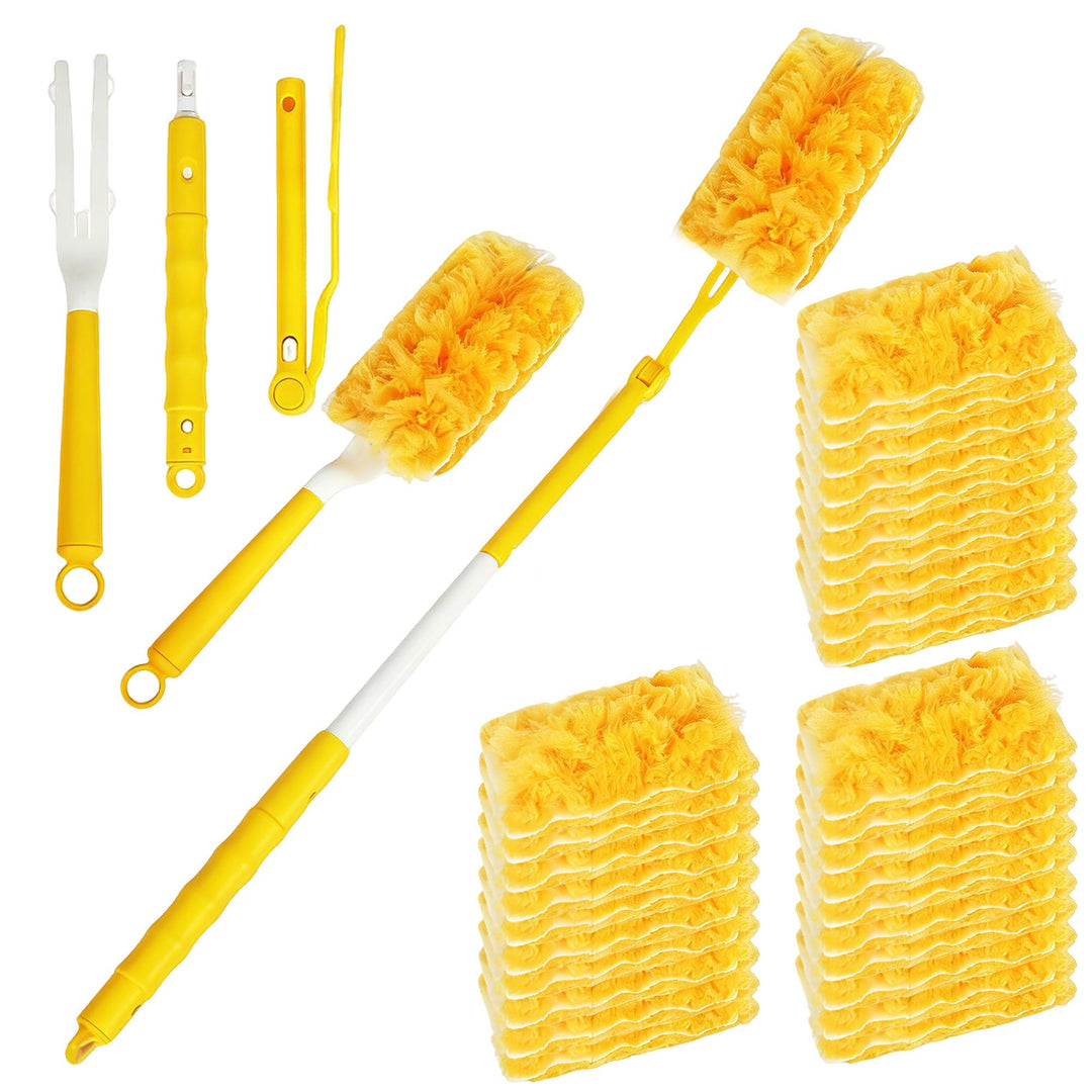 32 Stück für Swiffer staubmagnet Staubmagnet Nachfüllpack Set, 360° für Swiffer Duster nachfüllpack,