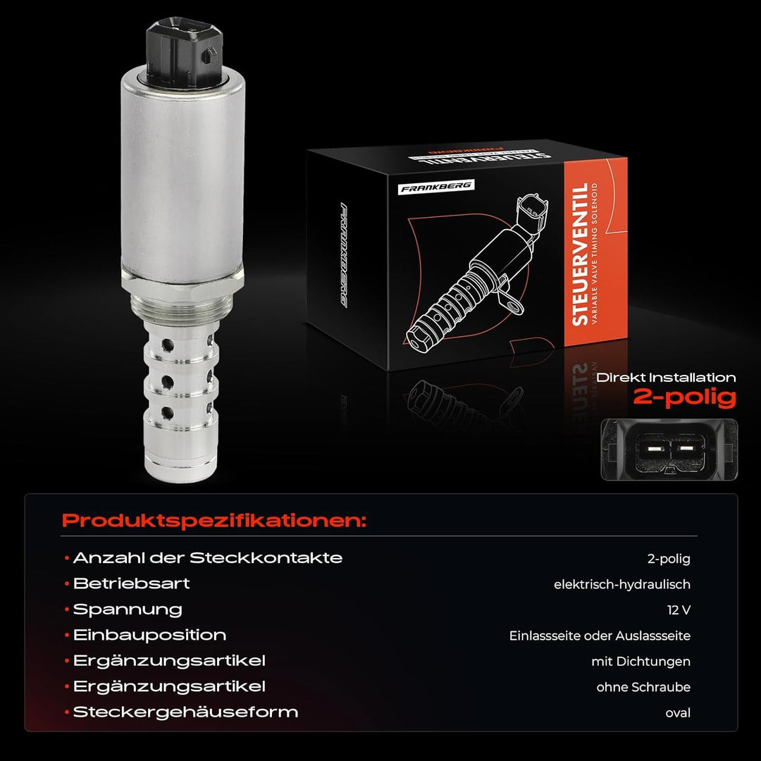 Frankberg Magnetventil Ventil für 5er E39 535i 540i 7er E38 735i 740i X5 E53 4.4i 4.6is R-a-n-g-e R-
