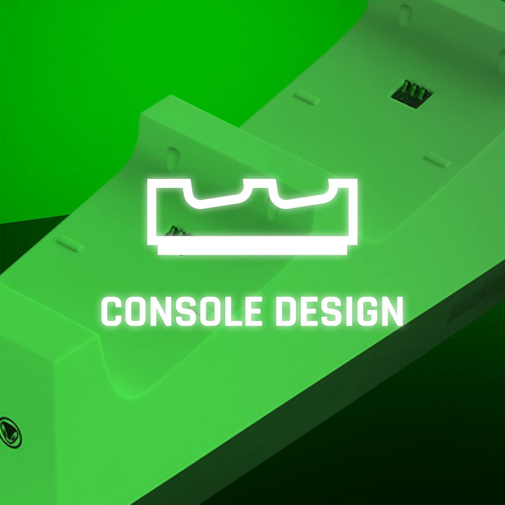 snakebyte Xbox One TWIN:CHARGE X - weiss – Ladegerät/Ladestation für Xbox One S/Xbox One X/Xbox One