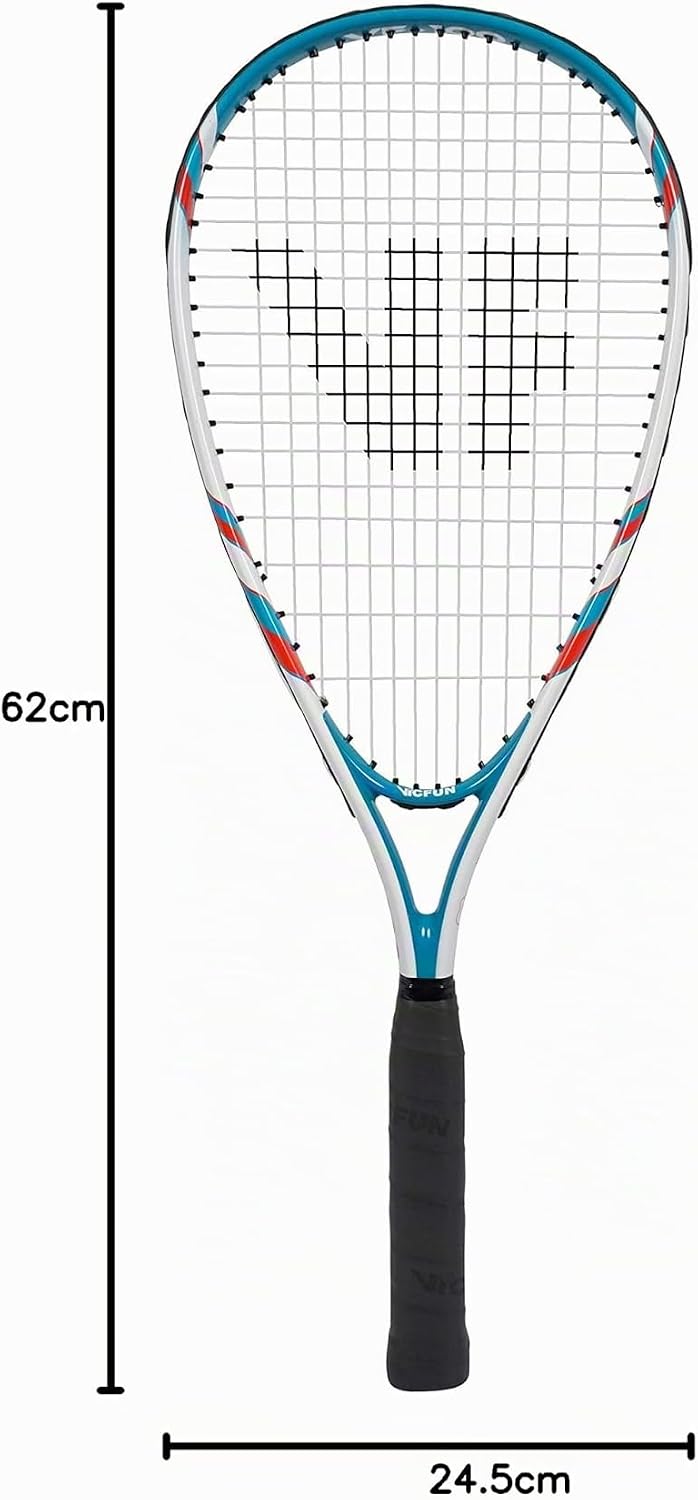 VICFUN Speed Badminton 100 Set - versch. Farben Weiss single, Weiss single