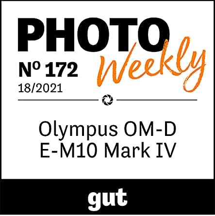 Olympus OM-D E-M10 Mark IV Micro-Four-Thirds-Systemkamera-Kit, 20 MP Sensor, 5-Achsen-Bildstabilisat