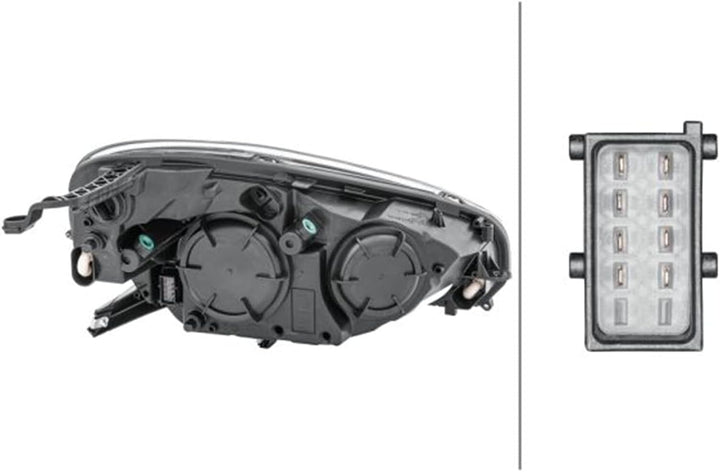 HELLA 1EH 354 811-051 Scheinwerfer - Opel Adam (M13) - ECE - für Rechtsverkehr - links